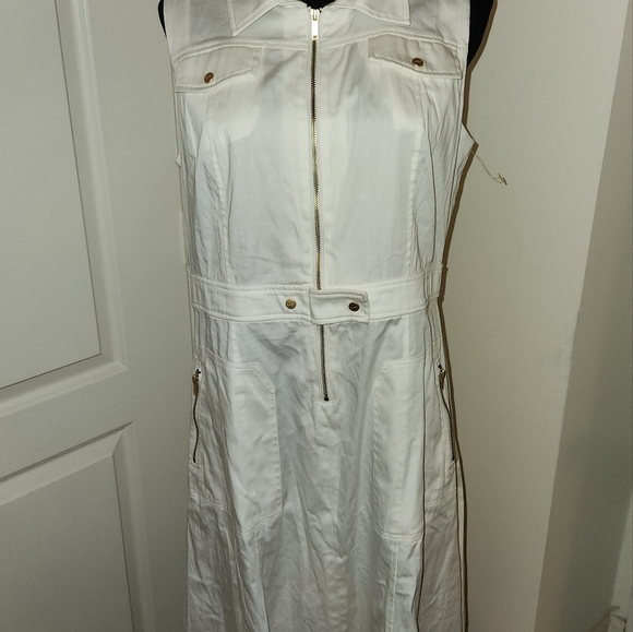 NWOT !! DKNY WHITE DRESS !!! - Picture 8 of 8